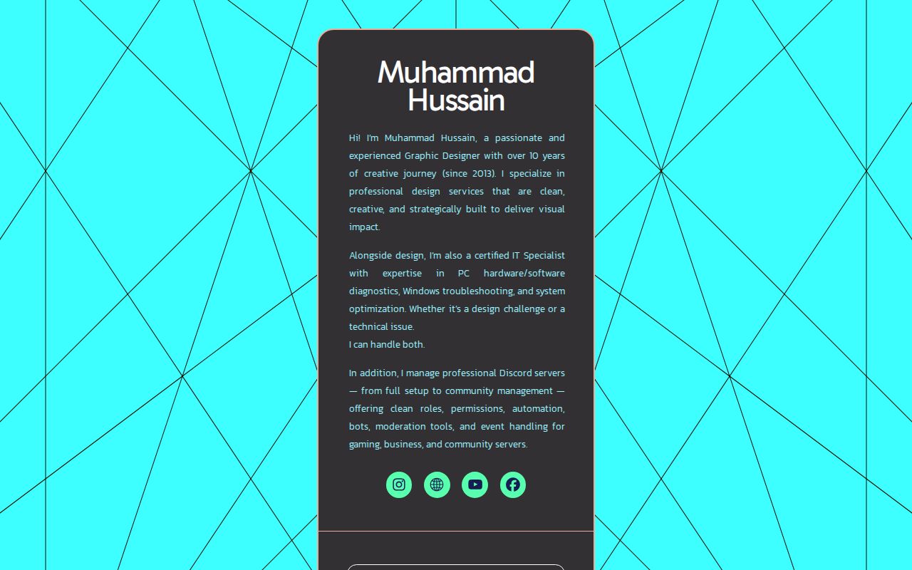 Carrd profile picture for @mhussain